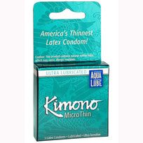 Kimono Micro Thin Aqua Lube Condom
