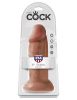 King Cock 10 Inch Chubby - Tan