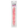 Translucence 12 Inches Veined Double Dong - Pink