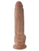 King Cock 9 Inch Cock With Balls - Tan