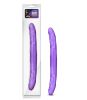 B Yours 16 Inch Double Dildo - Purple